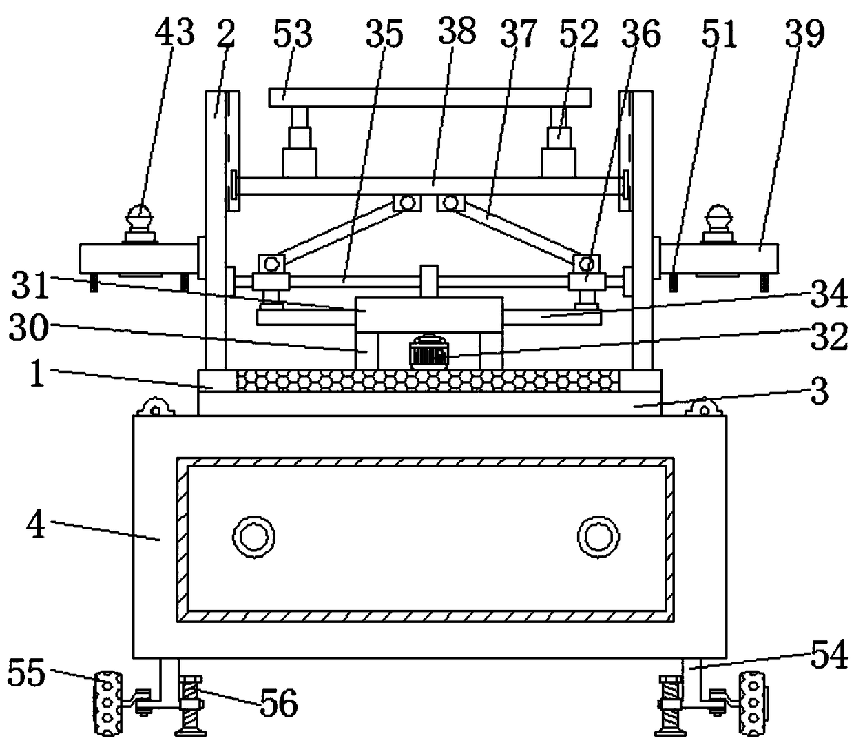 Assembling type lifting device for building