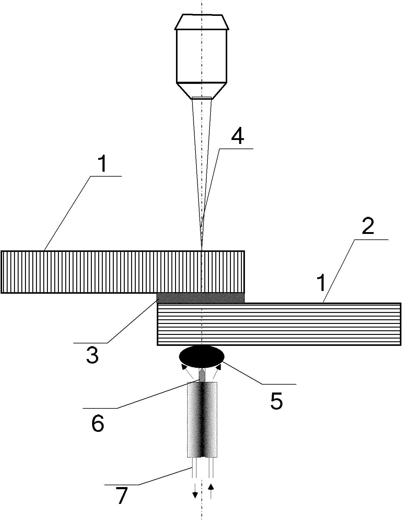 Method for regulating intermetallic compound for dissimilar material overlap joint through laser-arc double-sided welding