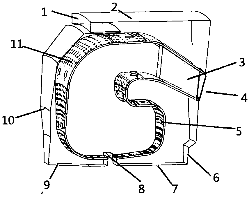 Flame tube for triple-scroll combustion in advanced low-pollution turbine engines