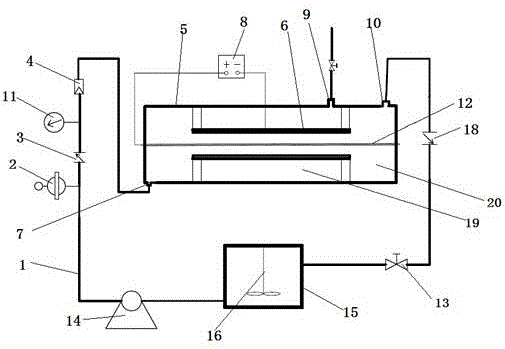 Piezoelectric ceramic filter membrane and device using same