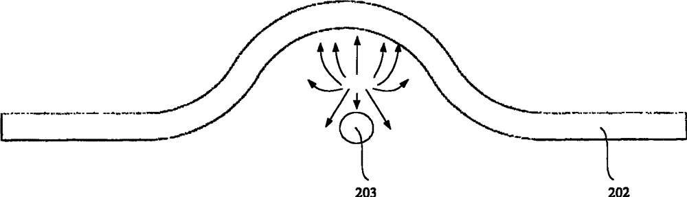 Ionic wind radiating device