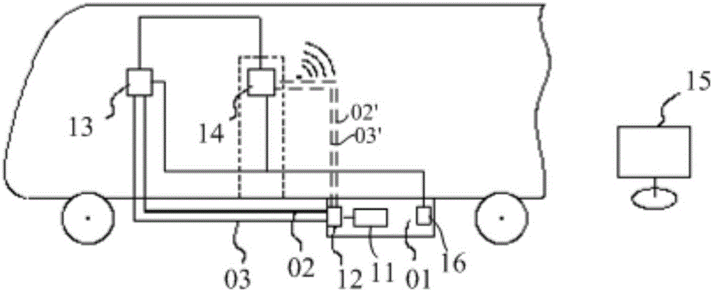 Battery monitoring system for rail vehicle