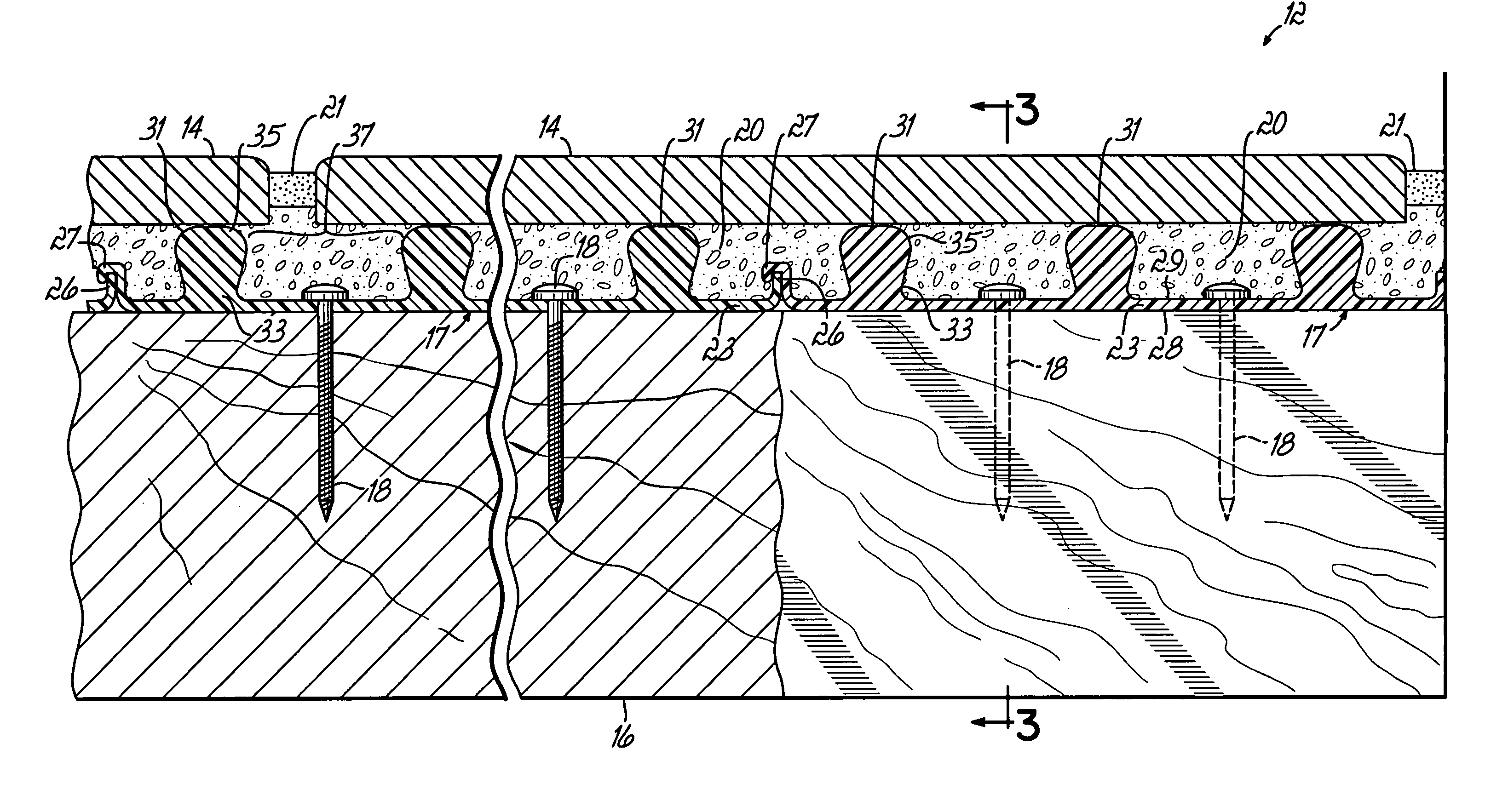 Underlayment for tile surface