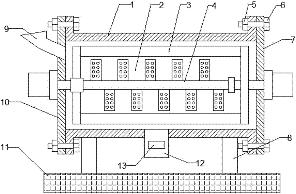 Feed stirring and mixing device with double stirring devices - Eureka ...