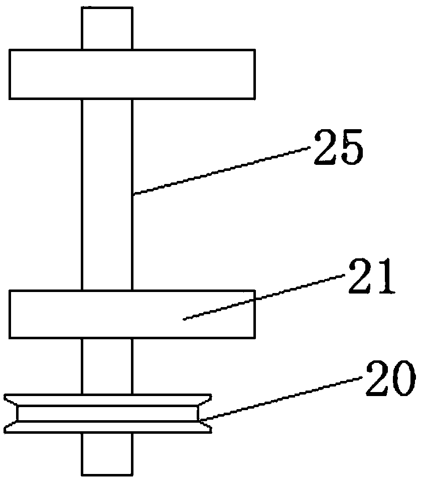 Platform conveying drying device for fabric processing