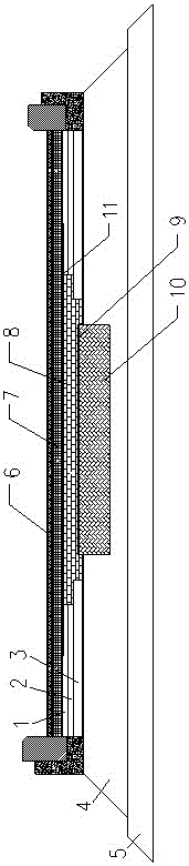 A road surface overhaul method and structure for dealing with large differences in road conditions of different lanes