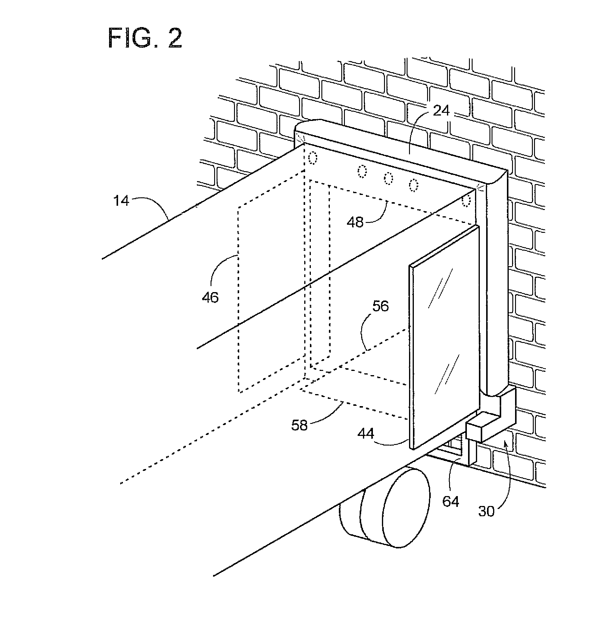 Lead-in bumper for a loading dock