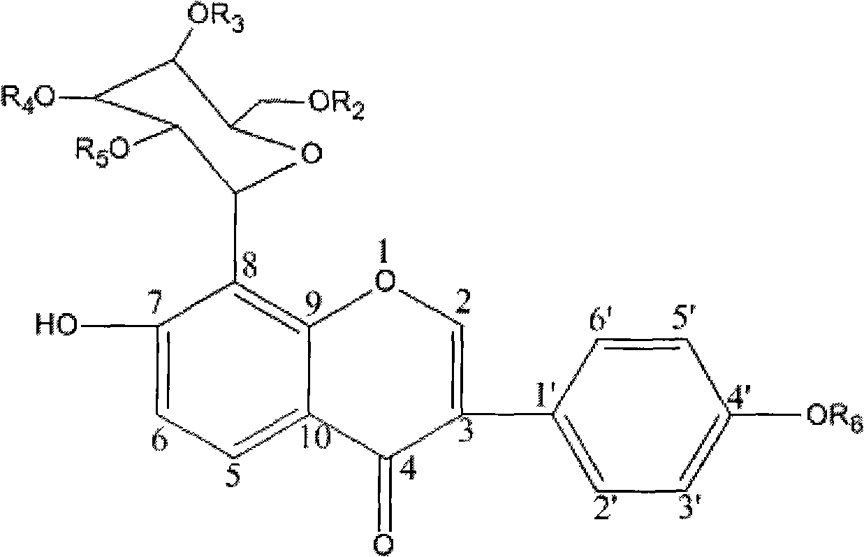 Hydrophilic polymer-puerarin specific conjugated non-hemolytic conjugate