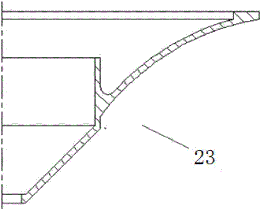 Surface aerator with vertical motor for sewage treatment system