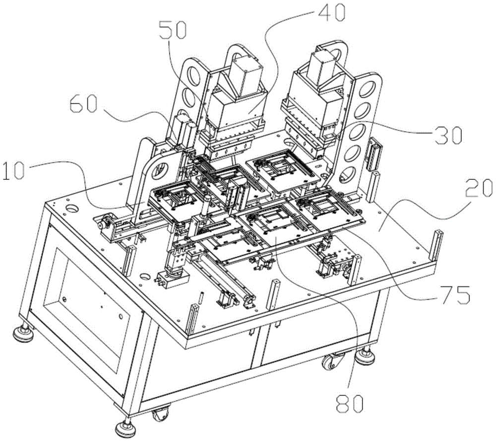 A soft package lithium battery packaging device