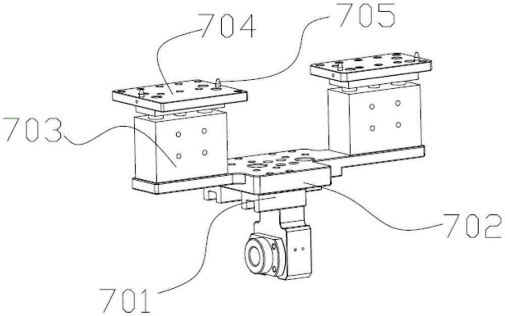 A soft package lithium battery packaging device