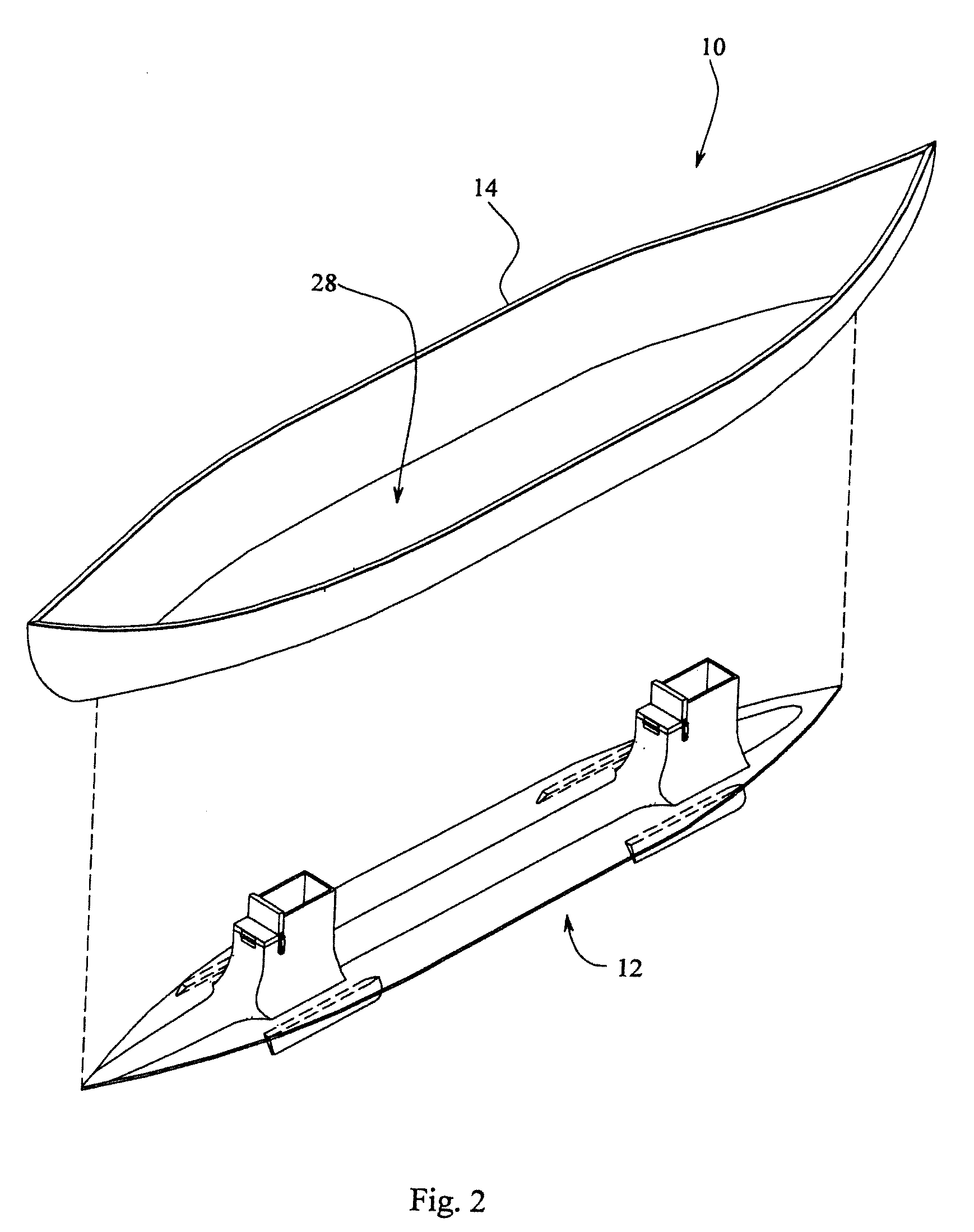 Assembly for Retrofitting Watercraft and Method