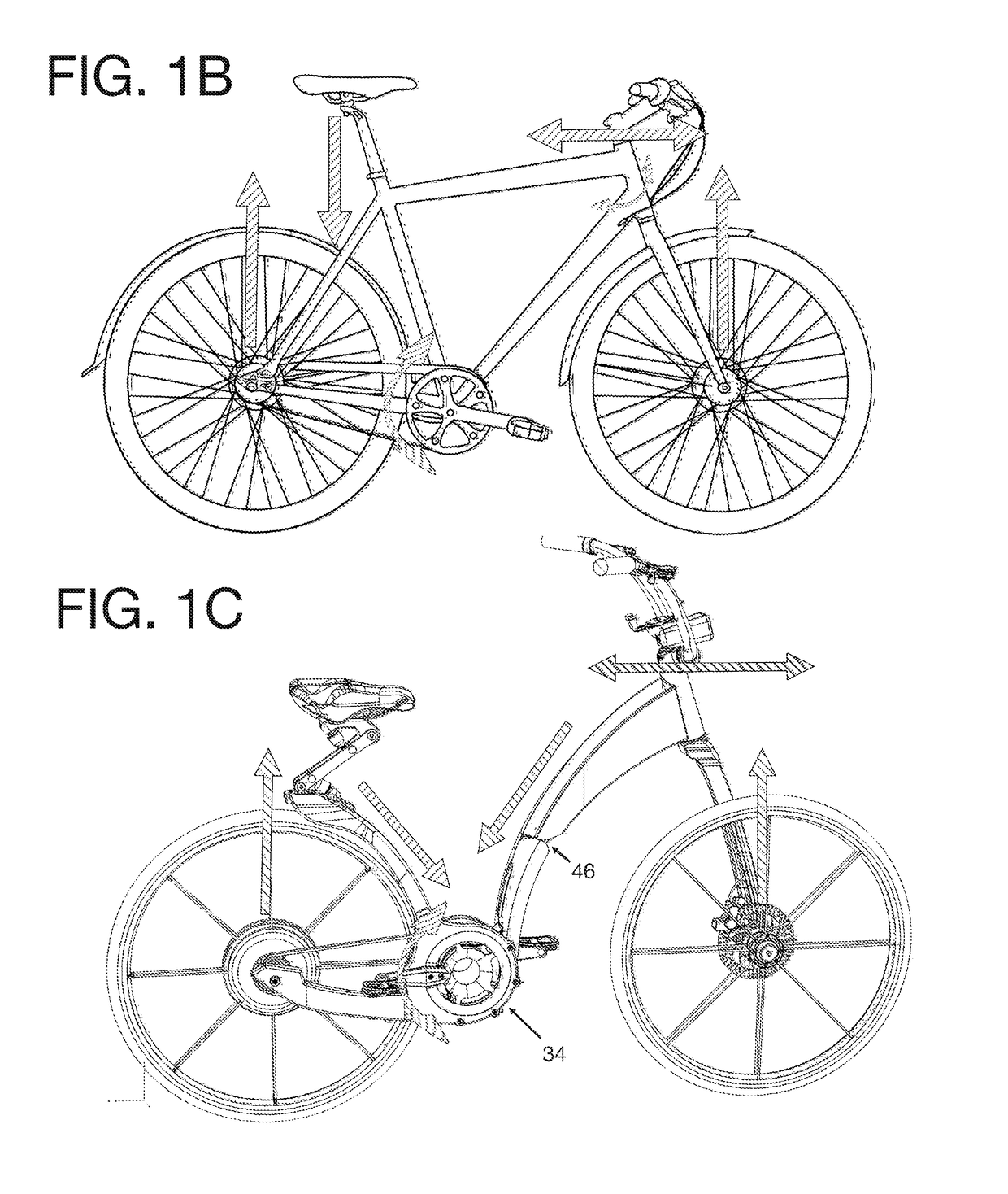 Vertically folding bicycle with locking mechanism