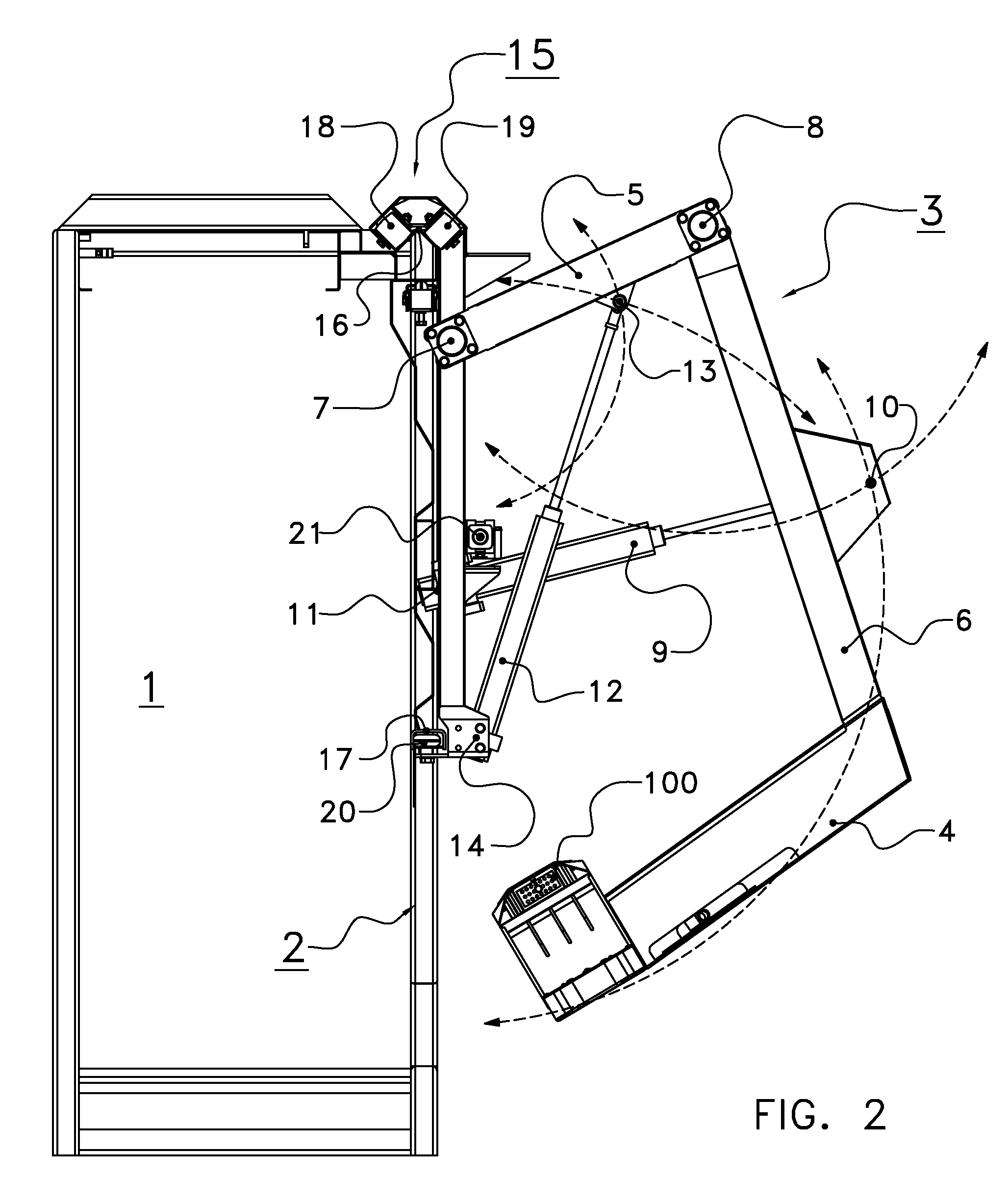 Implement for automatically milking a dairy animal
