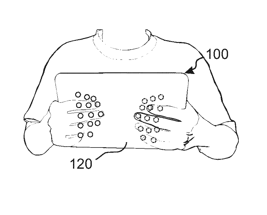 Method and Device for Typing on Mobile Computing Devices