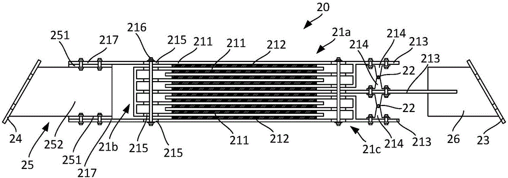Snap-in two-stage friction energy dissipation damper
