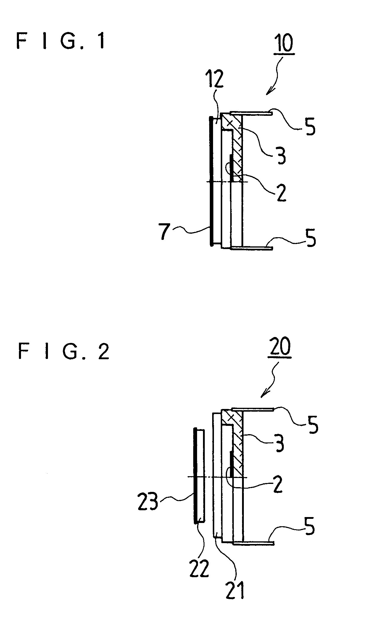 Solid state imaging device for reducing camera size
