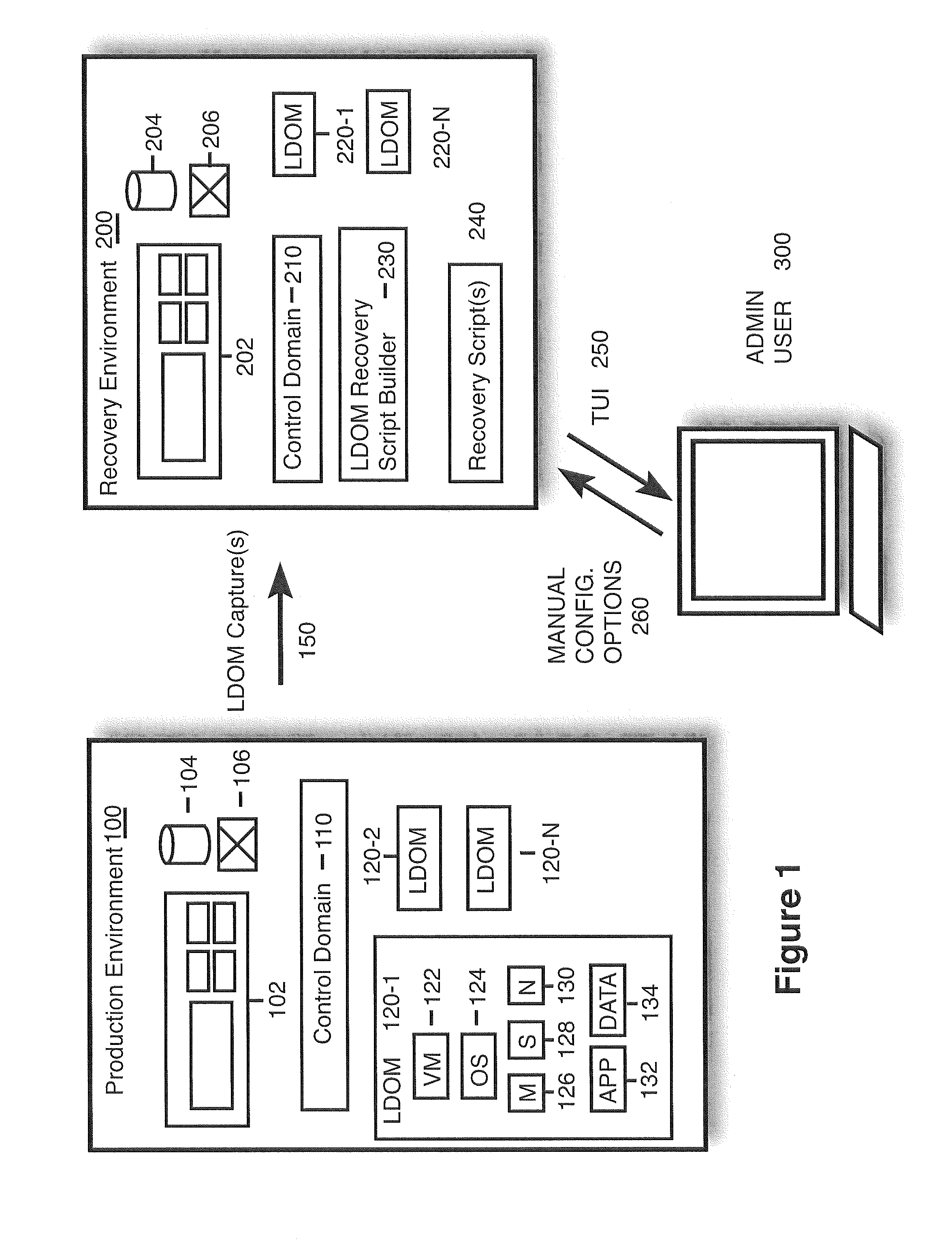 Logical domain recovery