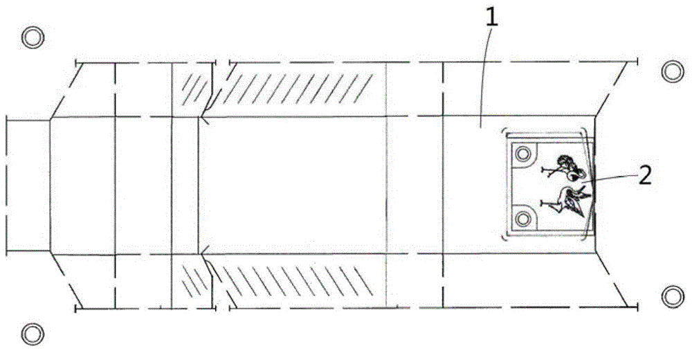 A concave-convex die-cutting molding die