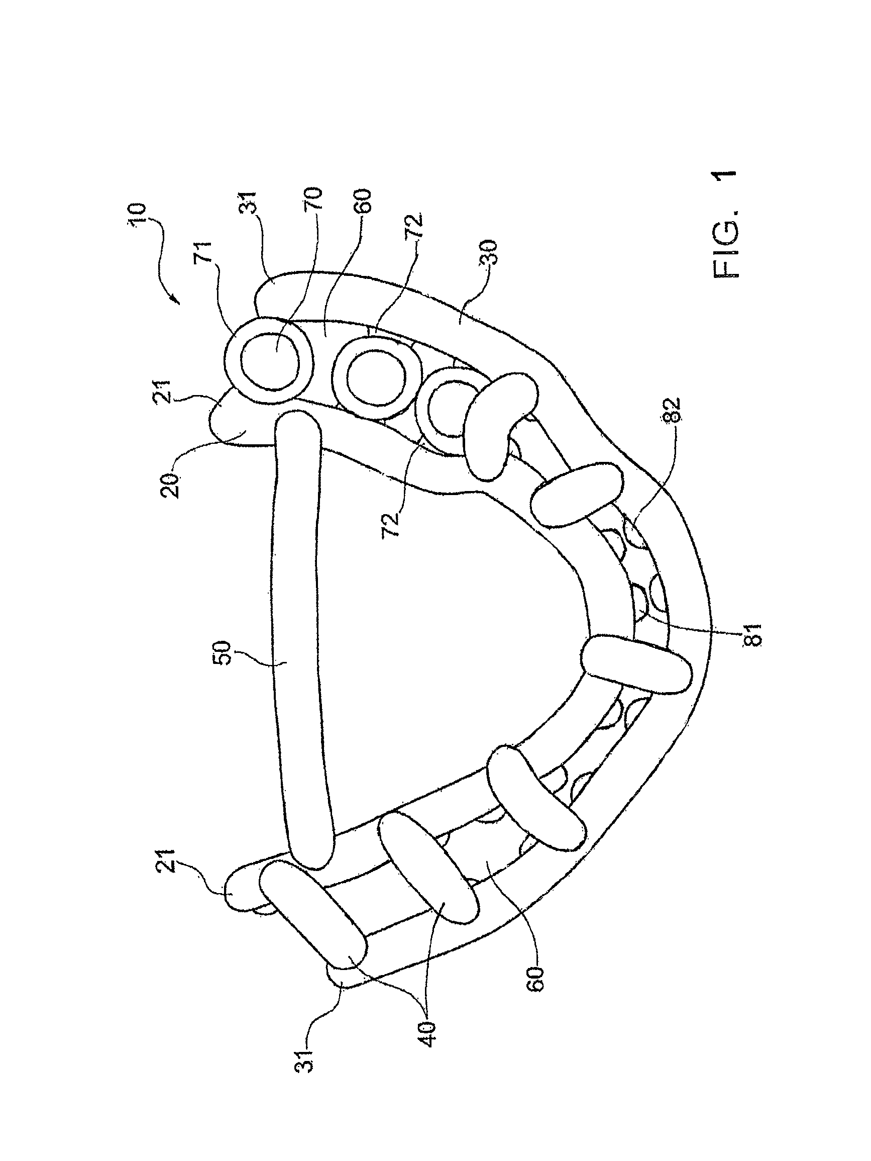 Surgical template for performing dental implantology