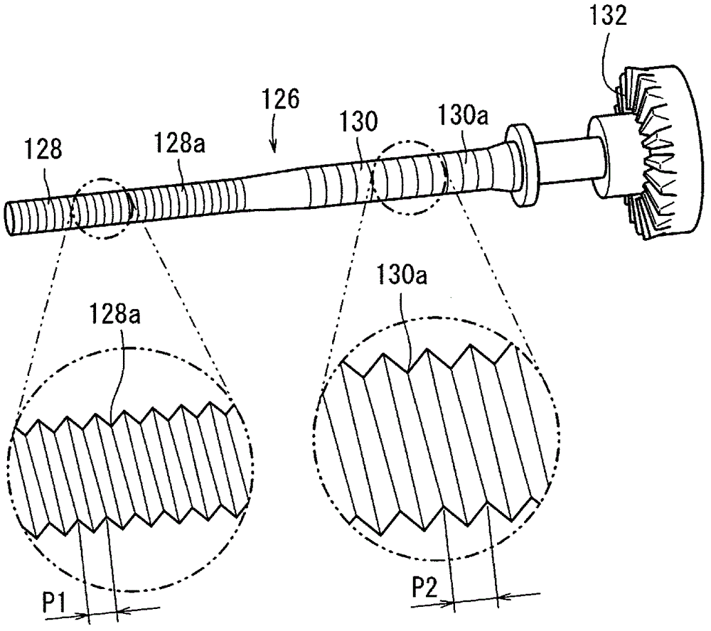 Optical axis adjustment mechanism of vehicle headlamp