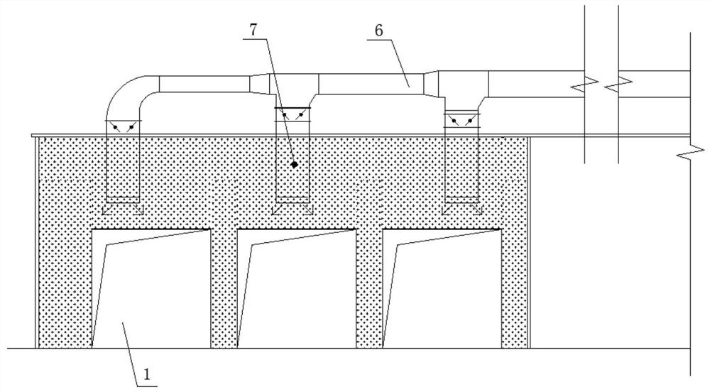 A method for partition cooling the oven room of food workshop