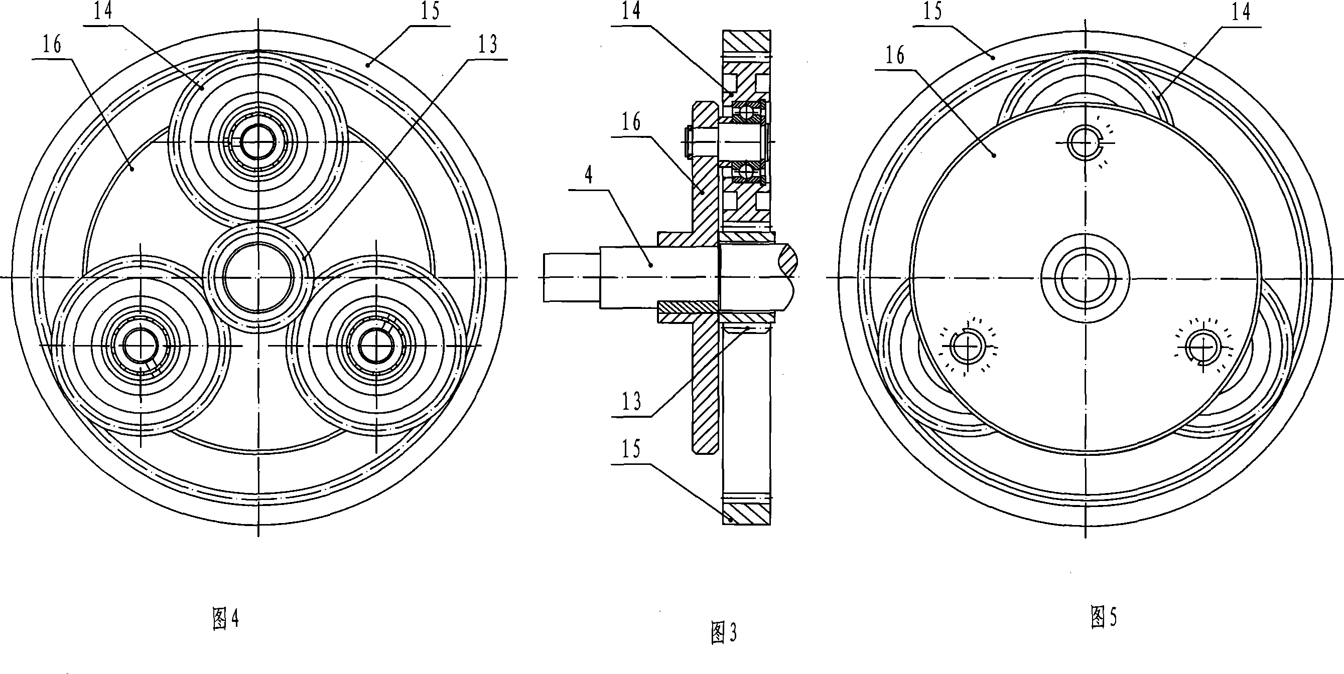 Electric vehicle driving device with speed variator and flexible combination
