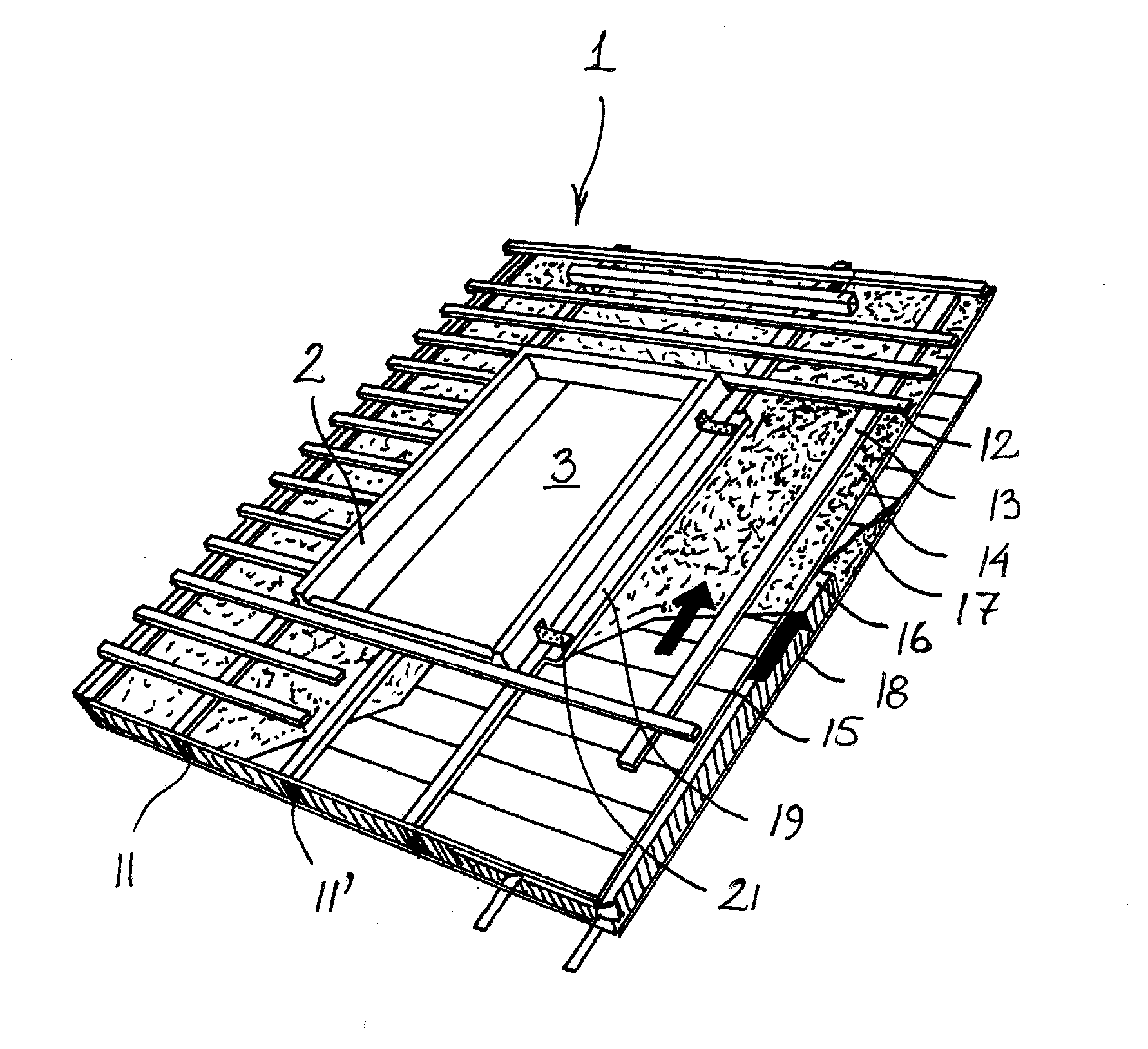 An insulating frame for a roof window and a method of mounting a roof window