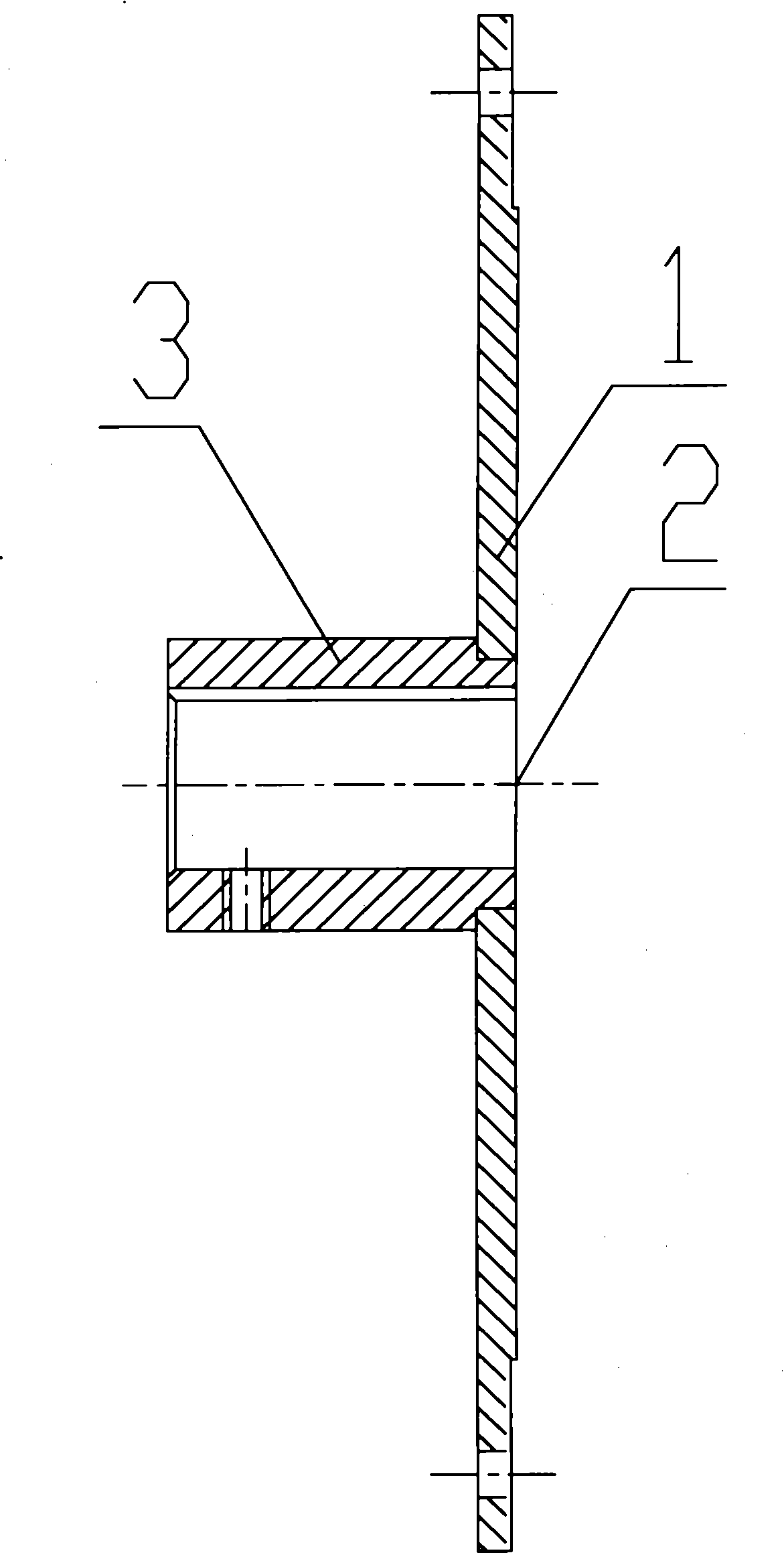 Traction wheel of escalator