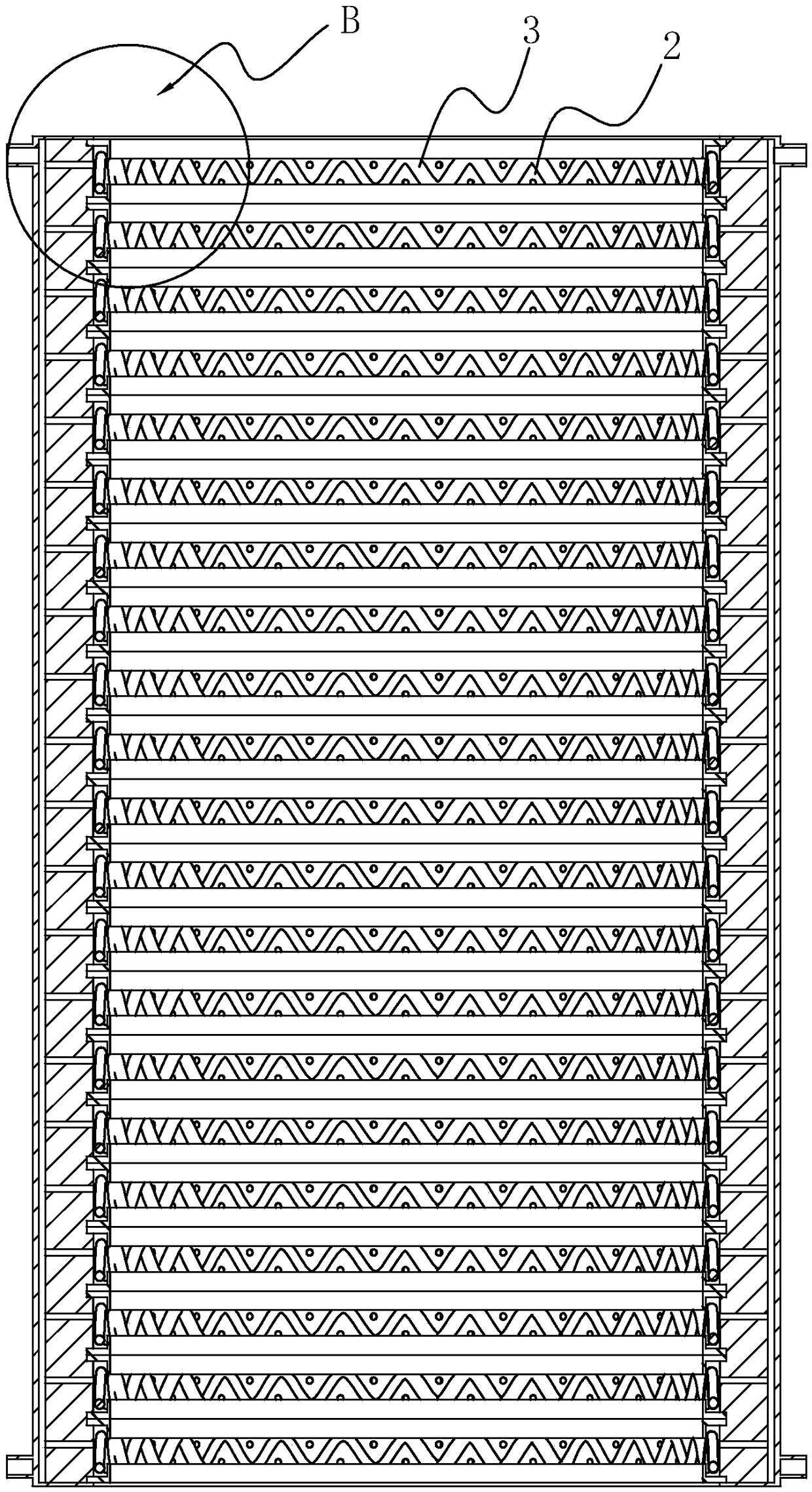 Diffusion furnace body with uniform heating function