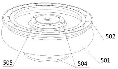 Integrated air spring press-fitting device