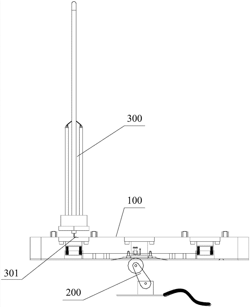 Electric heating element electrifying system