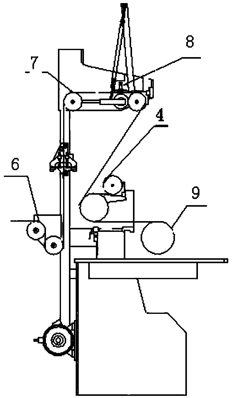 Flat cable compensation control method for water tank wire drawing machine