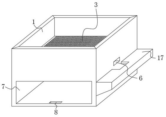 Ecological water storage flower box and using method thereof
