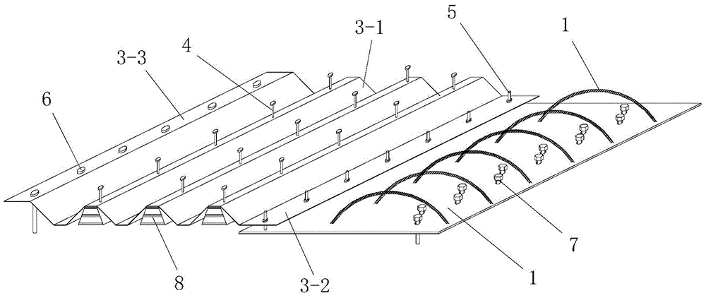 Corrugated steel plate built-in seamless expansion device between girder and bridge abutment and construction method of seamless expansion device