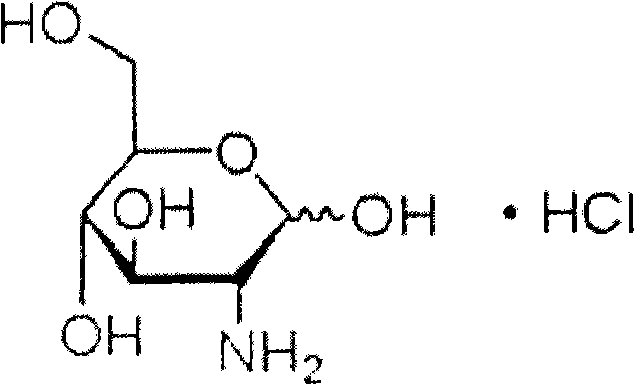 Method for separating glucosamine hydrochloride from Lentinus edodes leftovers