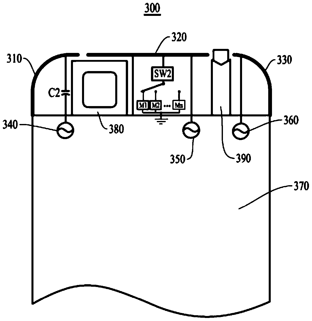 Antenna system and communication terminal using the antenna system