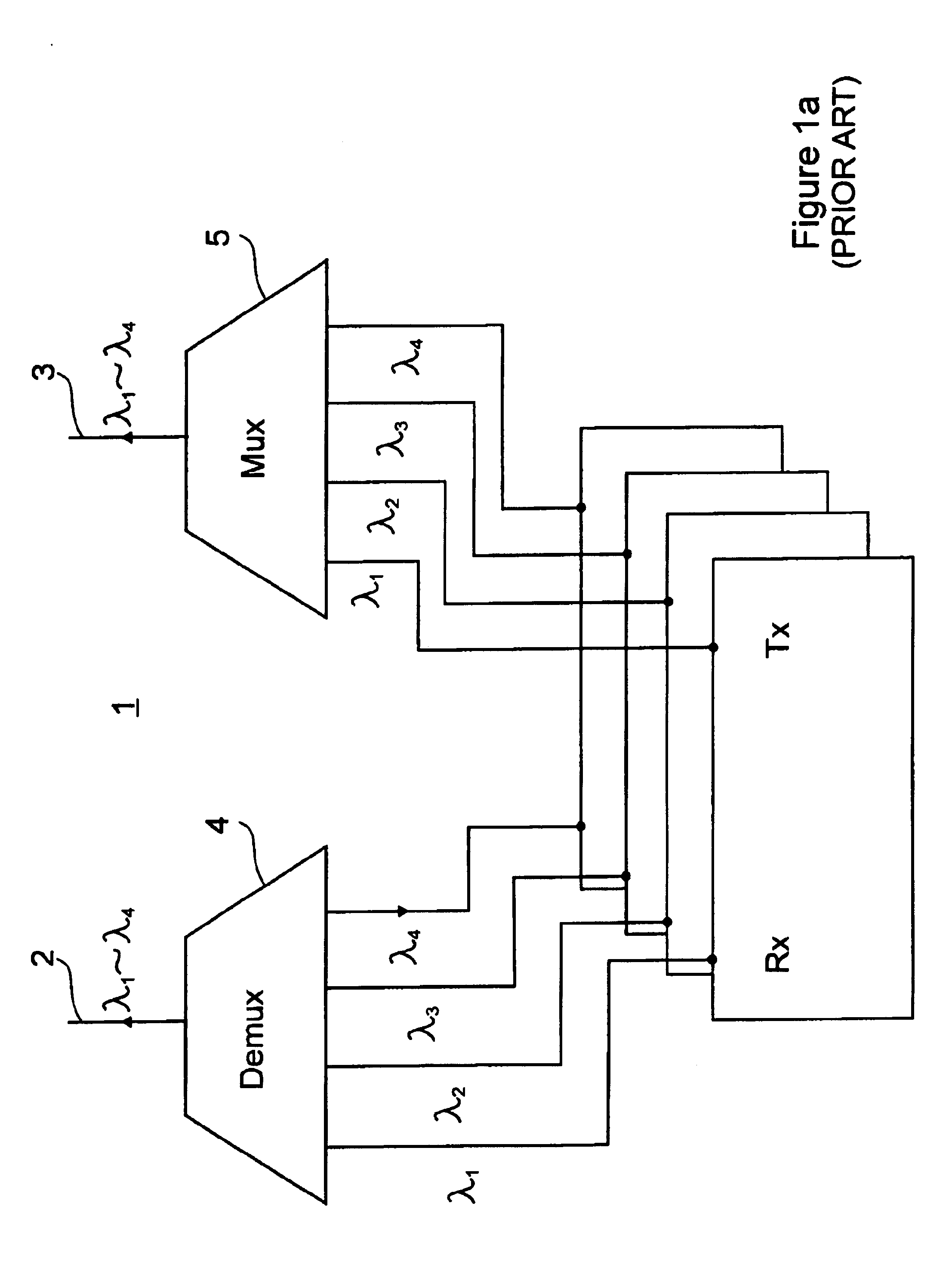 Bidirectional multiplexer and demultiplexer based on a single echelle waveguide grating