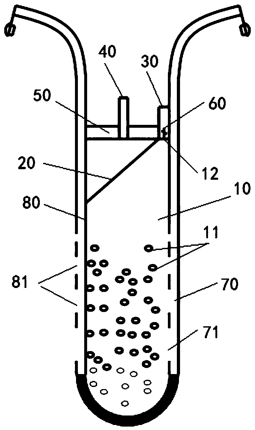 A high-efficiency medical anti-blockage drainage device and its application method