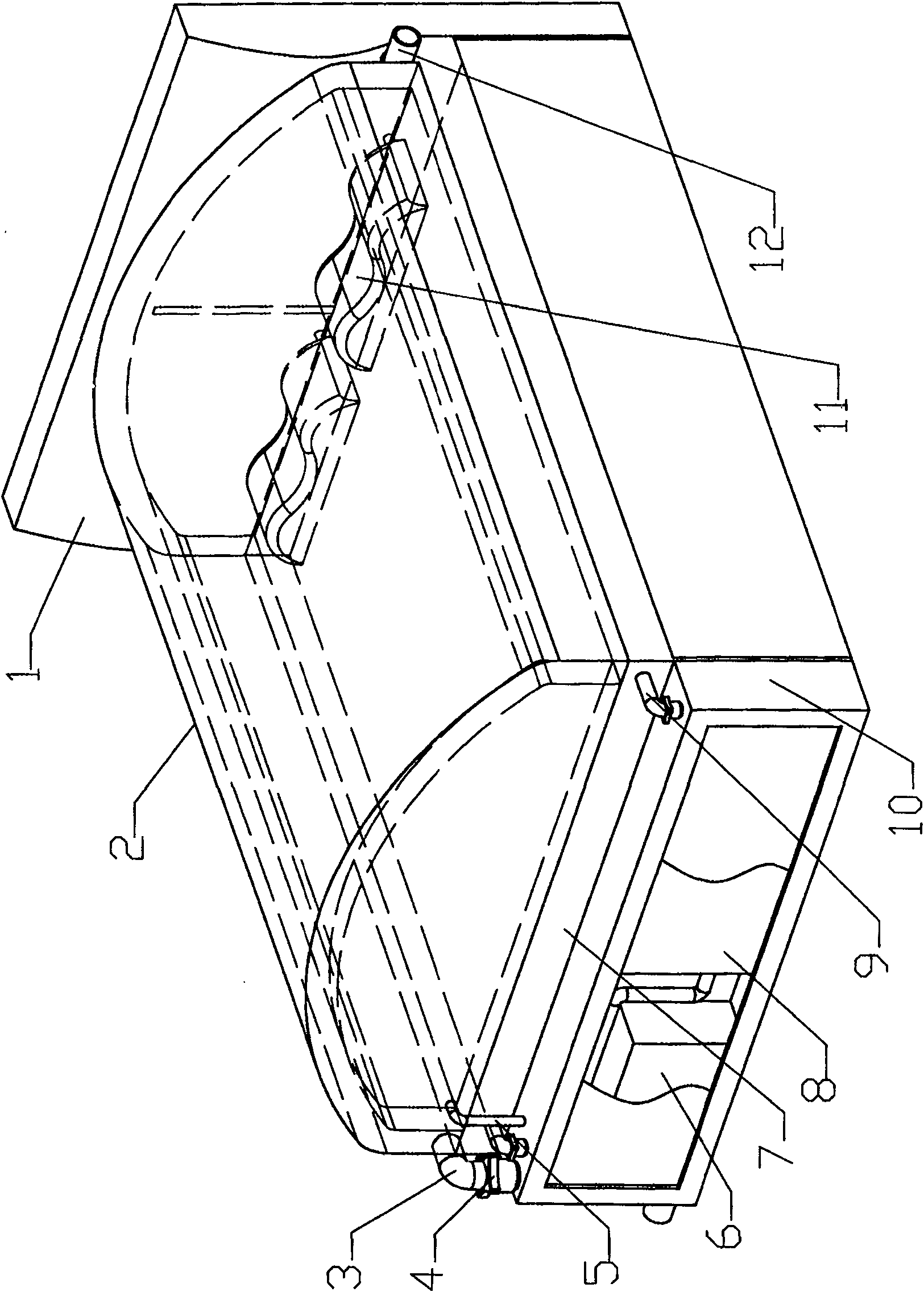 Inflating float air conditioner cover quilt and air conditioner bedding quilt thereof