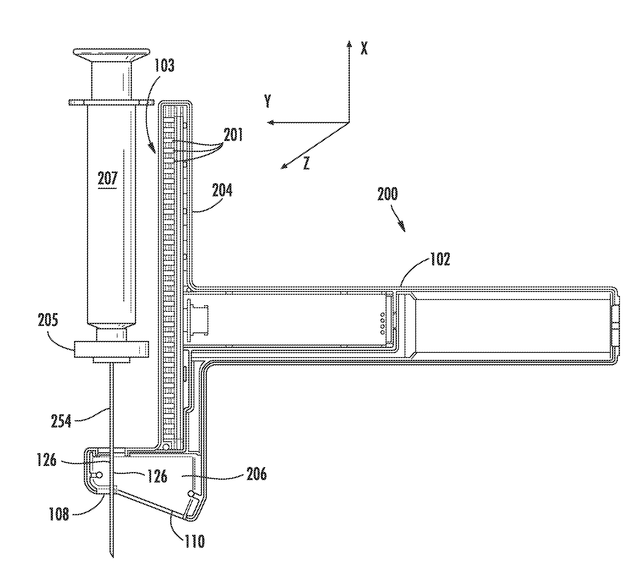 Probe and system for use with an ultrasound device