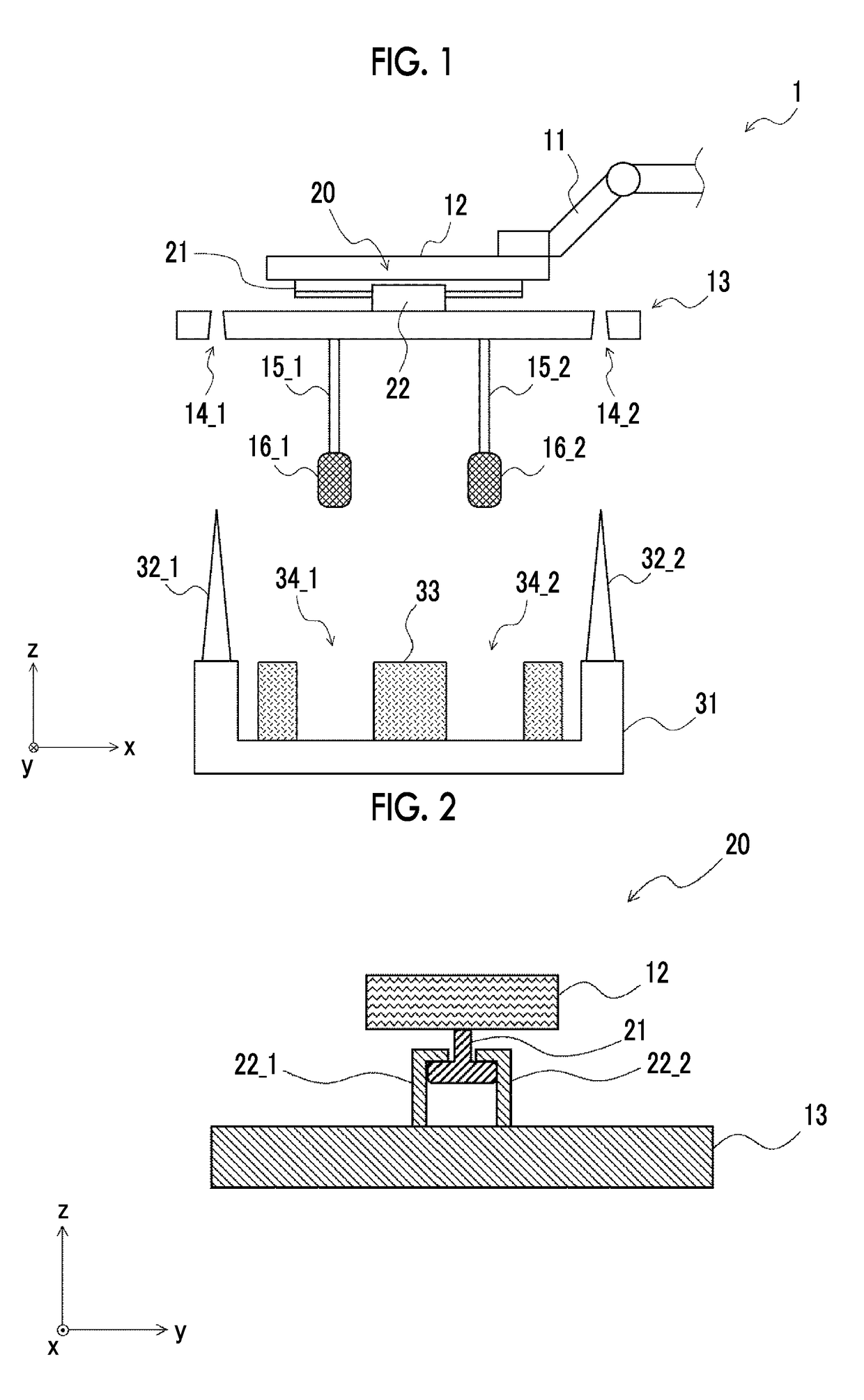 Core conveying device and core conveying method
