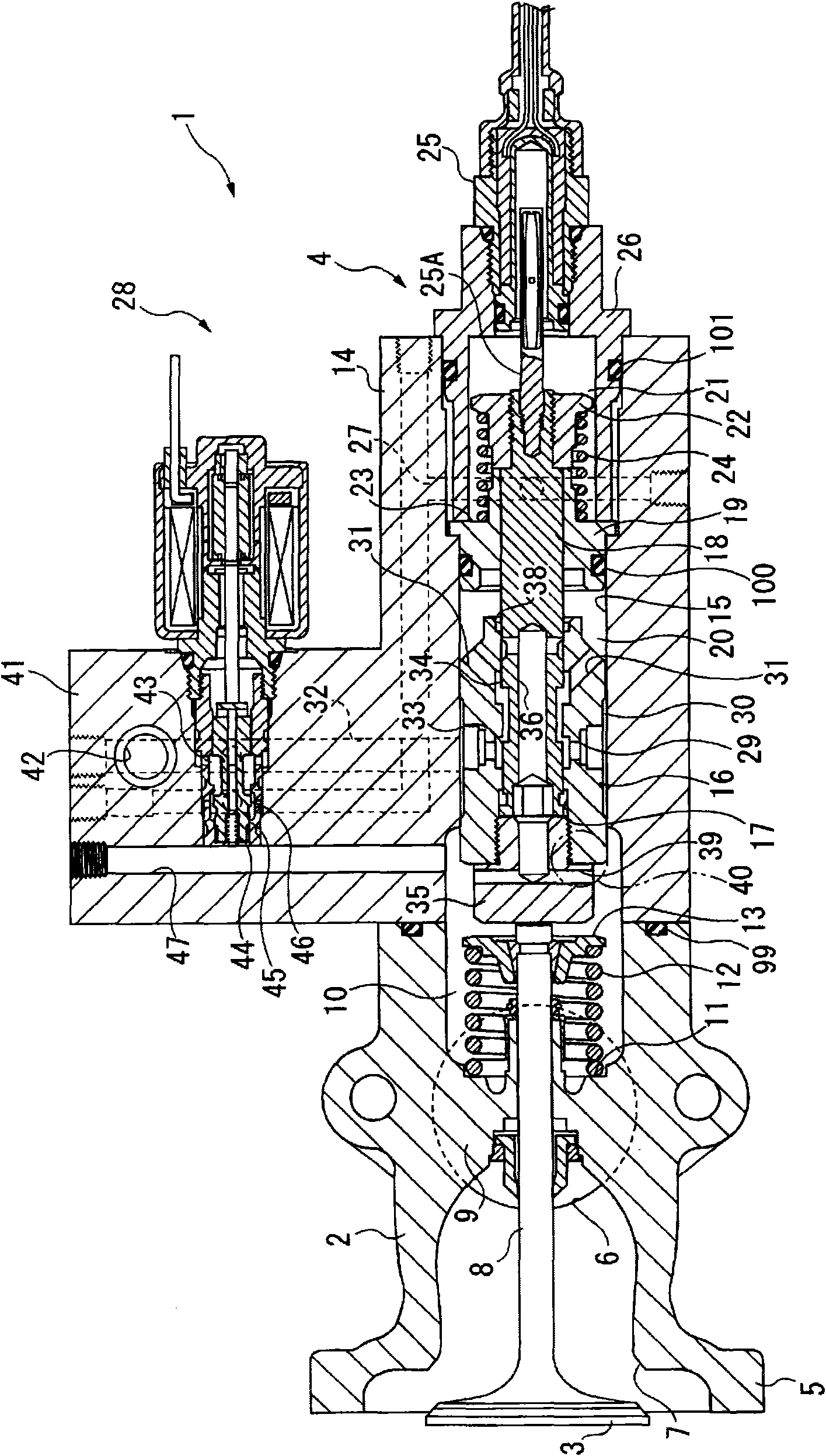 Egr valve device