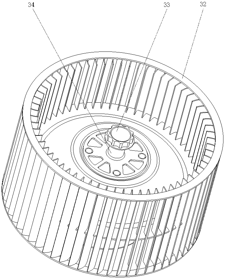 A permanent magnet brushless DC motor with a built-in controller for range hoods