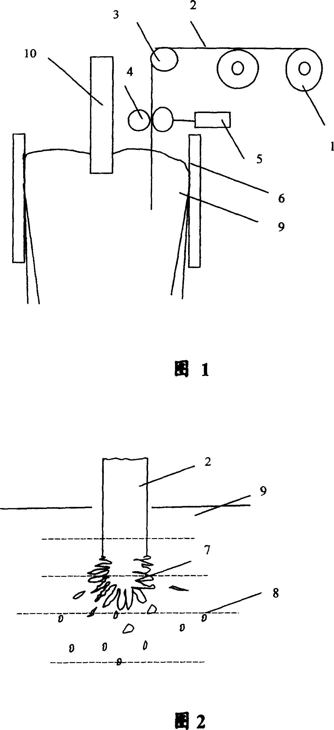 Improved method of vibration exciting metal liquid shape crystal nucleus and its device