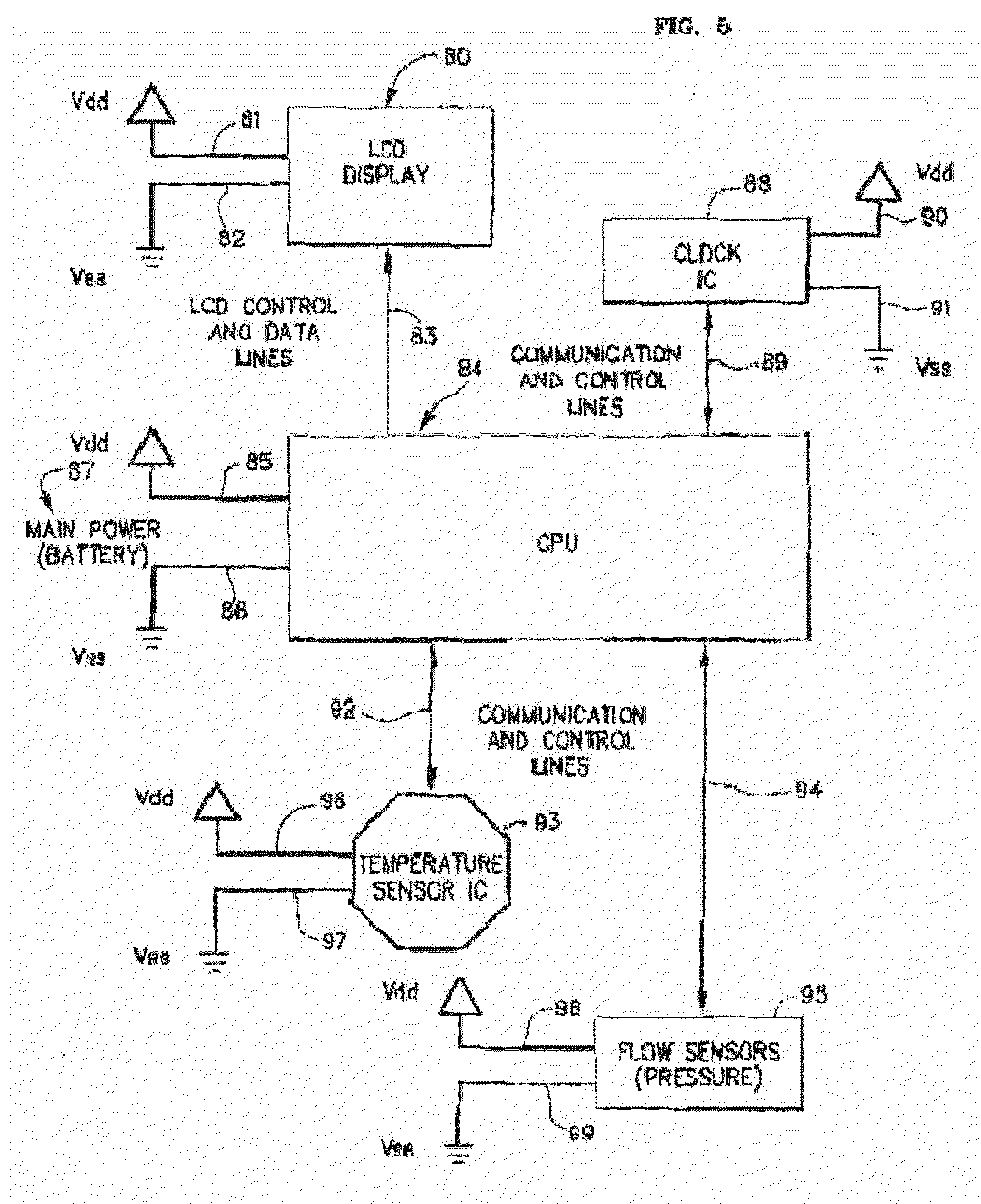 Apparatus for Displaying Shower or Bath Water Parameters