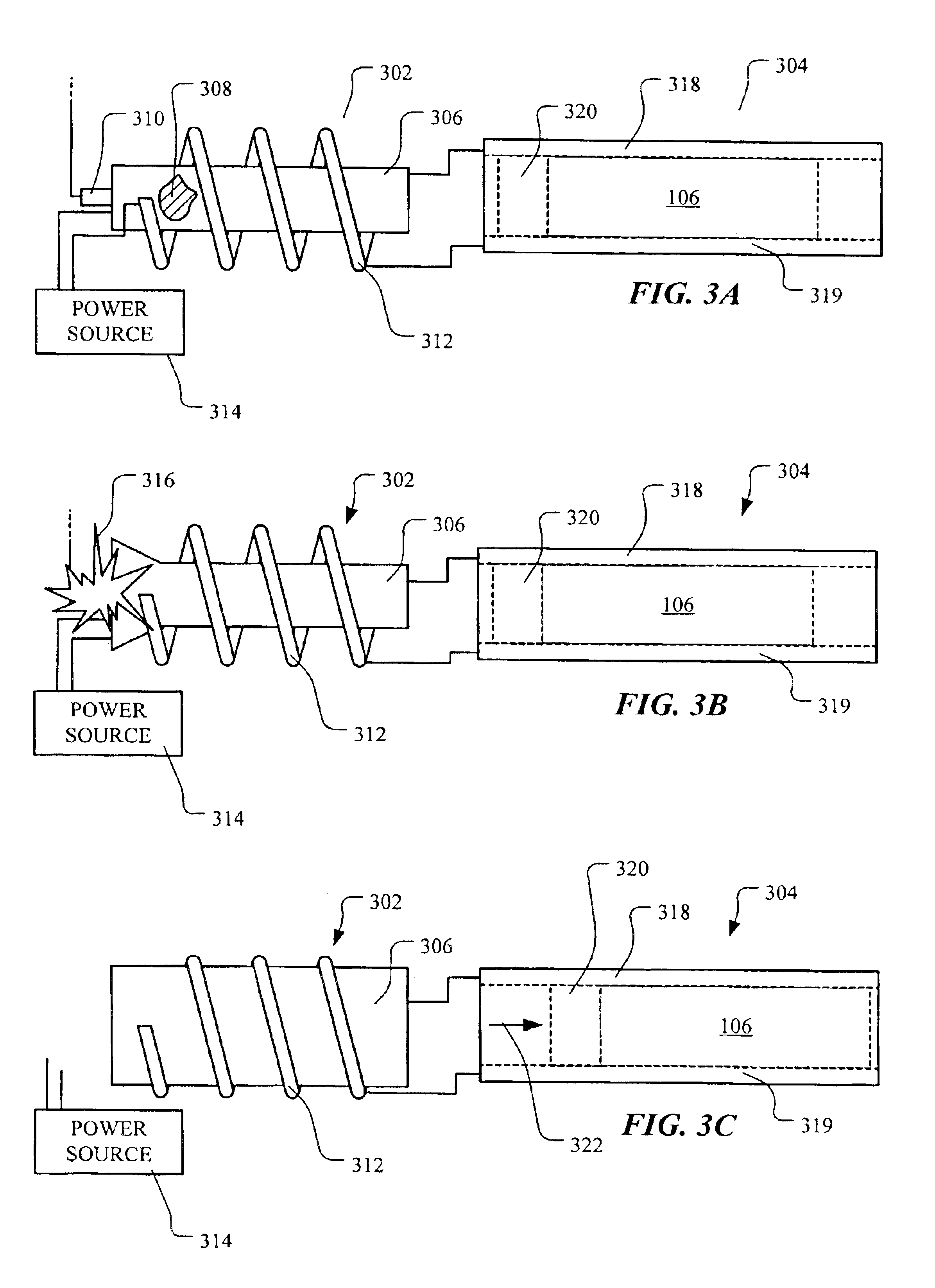 Projectile capable of propelling a penetrator therefrom and method of using same