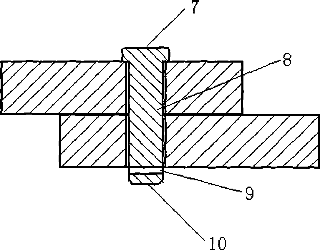 Demountable three-dimensional beam-and-column construction method
