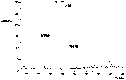 Extraction method of millet bran crude oil