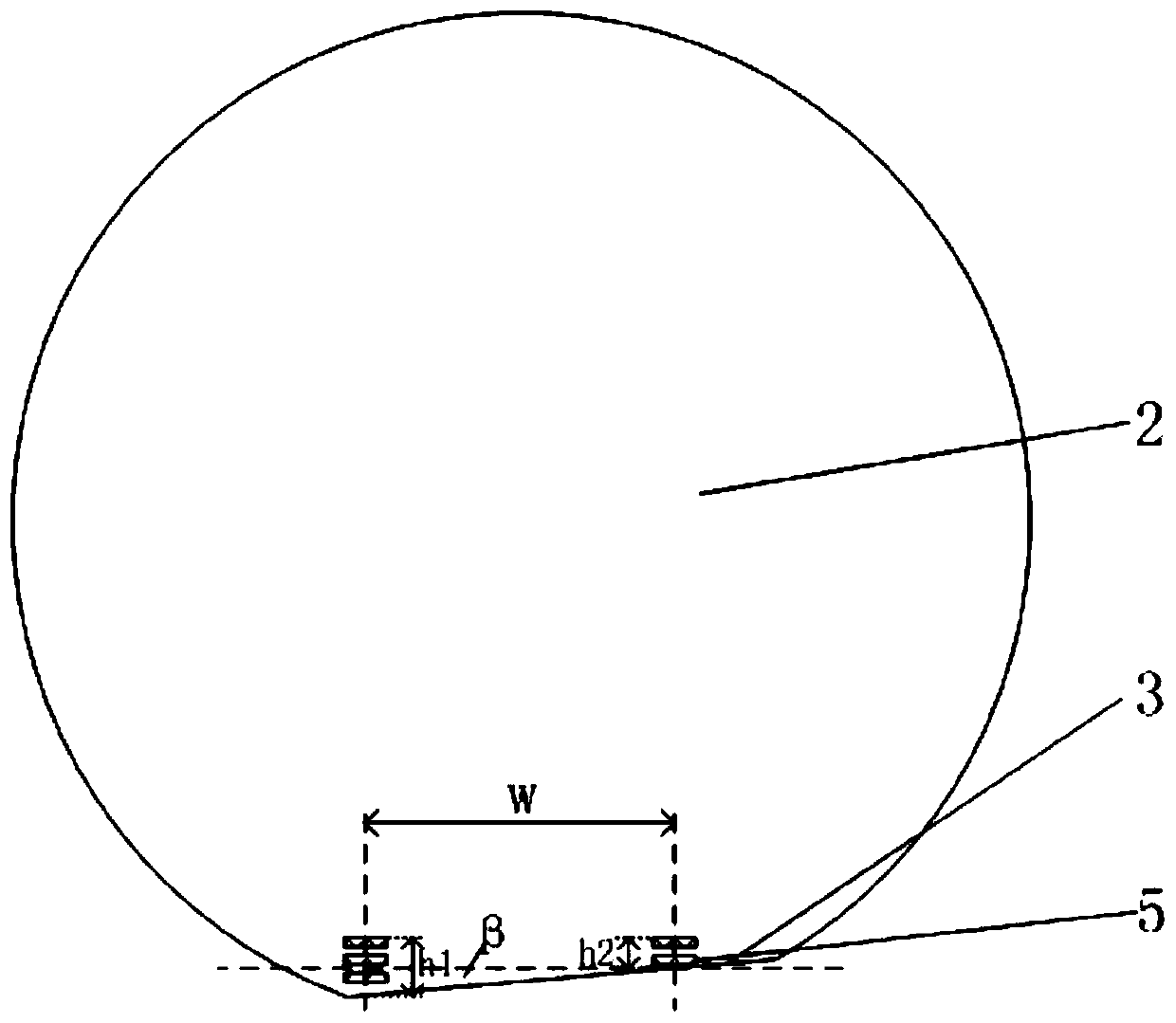 Method for quickly identifying pattern included angle of monocrystalline silicon wafer